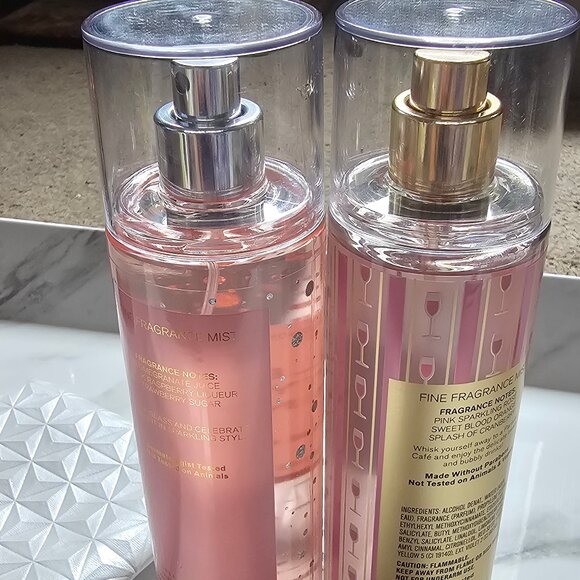 Bath & Body Works BUBBLY ROSE + TRIPLE BERRY MARTINI Fragrance Mists (8 oz. ea.) - Picture 3 of 3